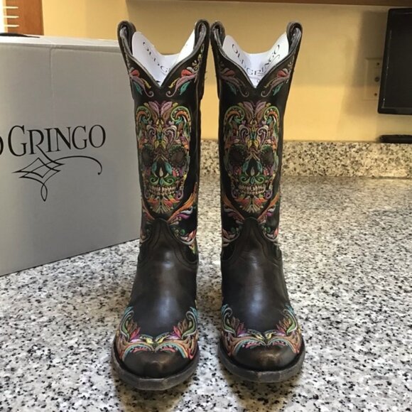 Old Gringo Dulce Calavera Boots - Picture 5 of 15